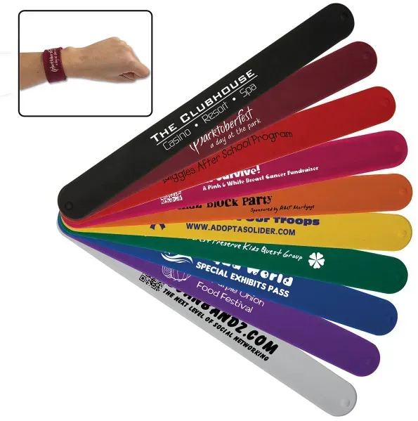 Custom Silicone Slap Bracelet