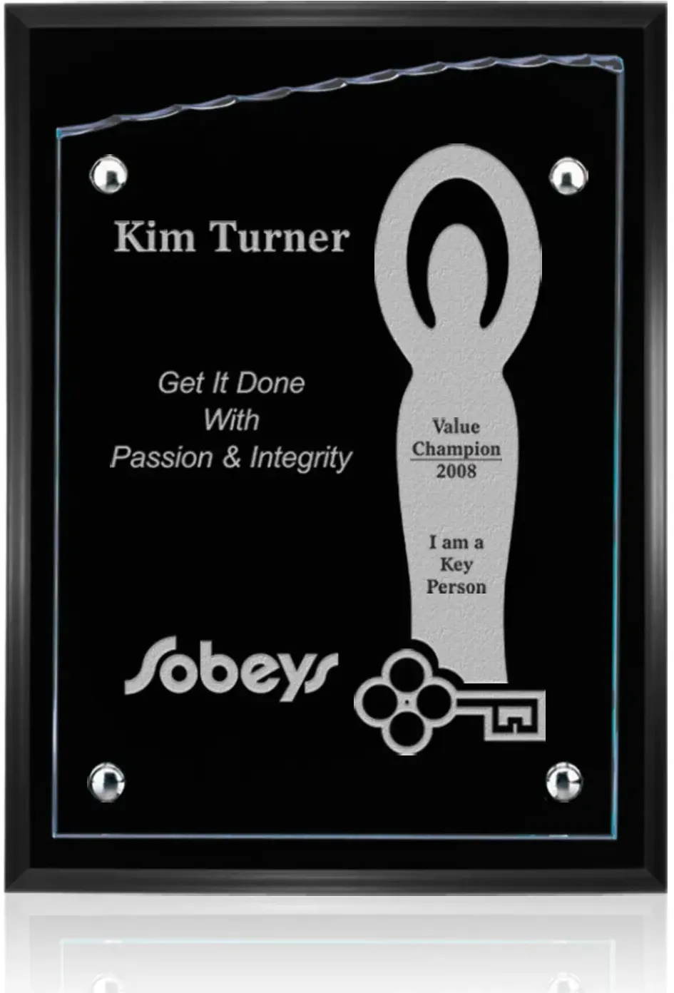 Simcoe - Black/Starfire Plaque