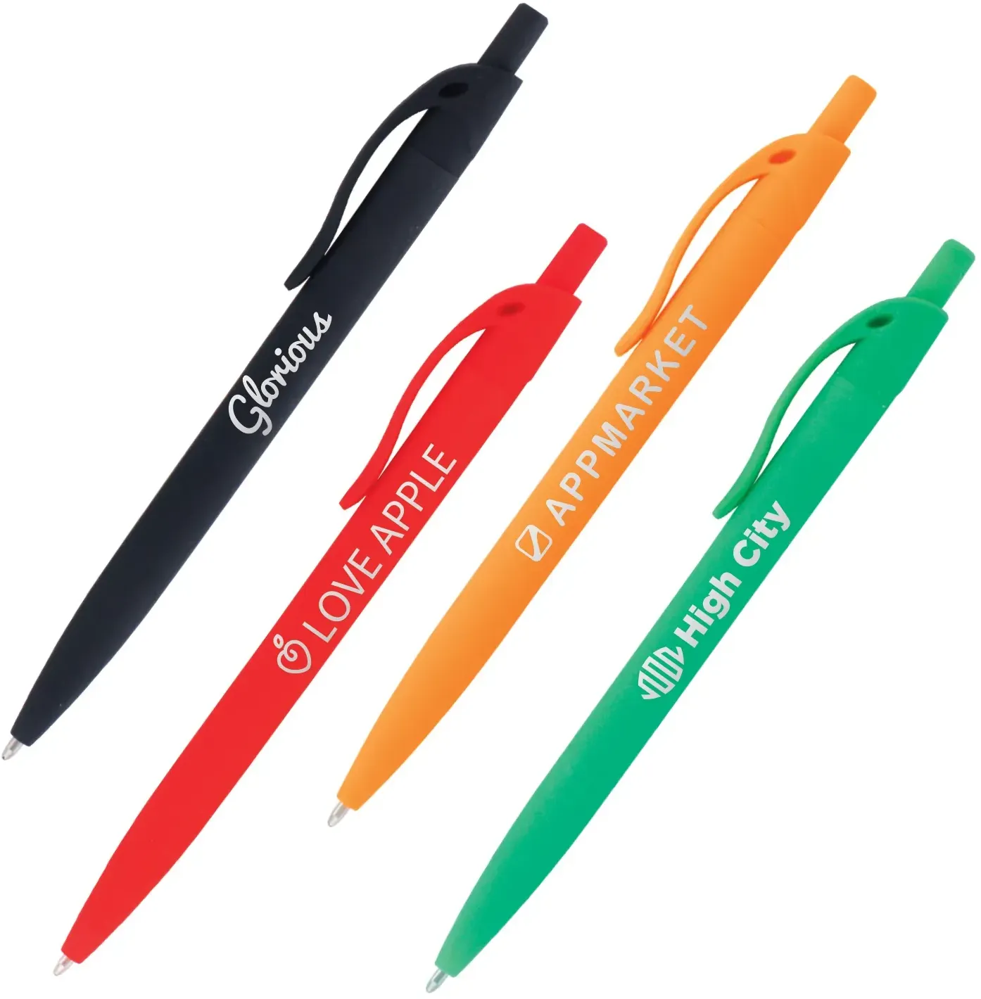 Simplicity Softy Personalized Pen - Custom Logo Branded