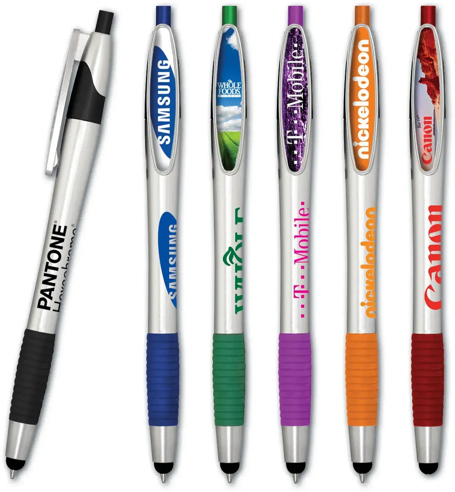 SkyDome™ Multifunction Pen with Colorful Grip and Stylus