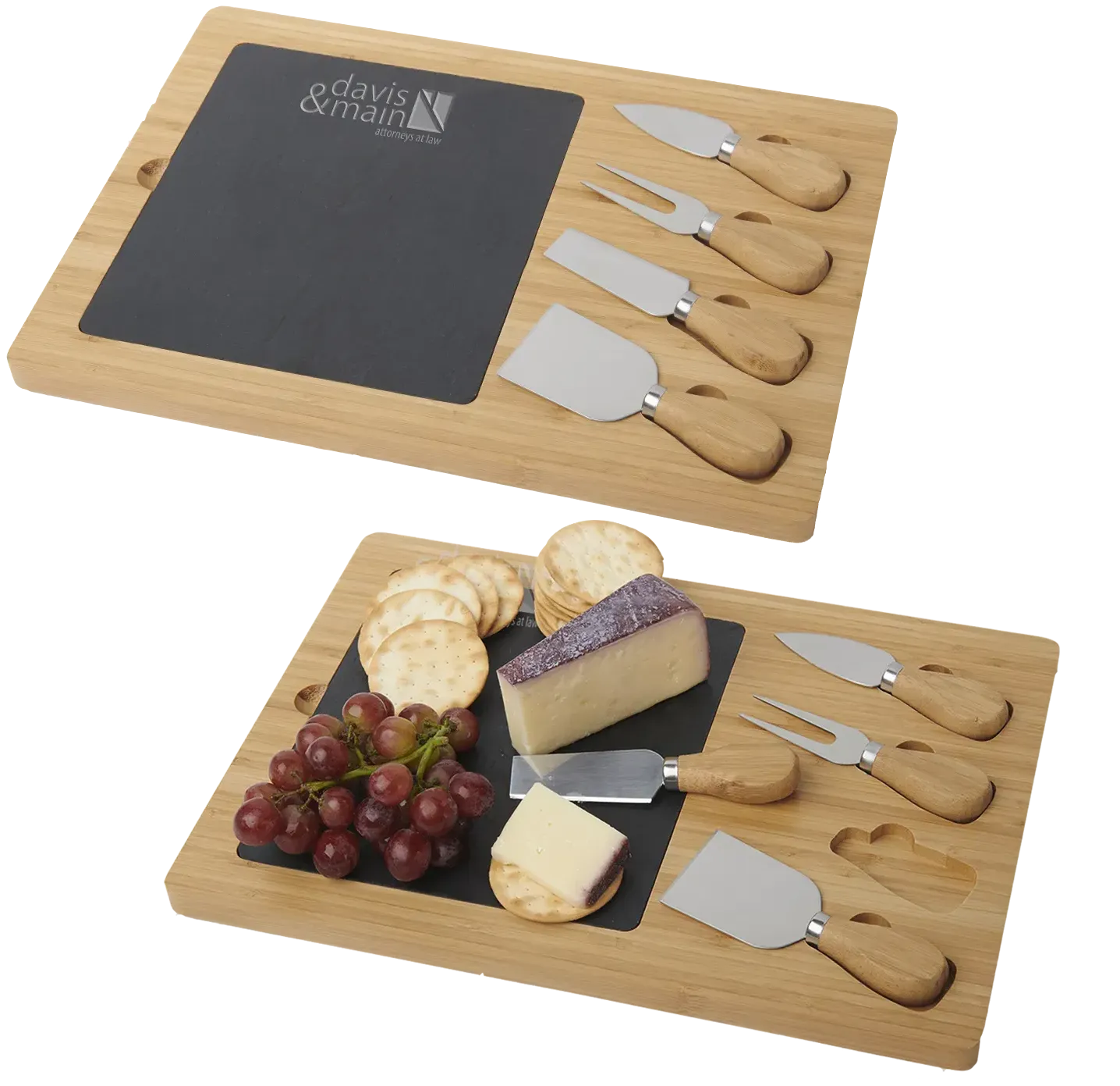 Personalized Slate Cheese Board Set