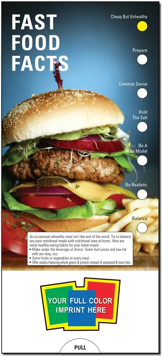 Slide Chart - Fast Food Facts