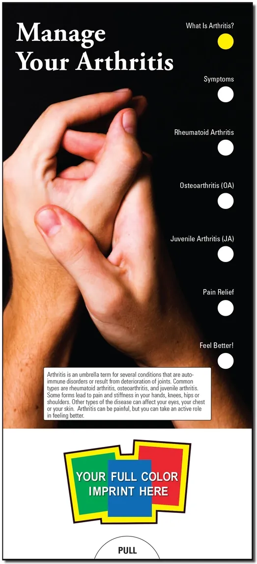 Slide Chart - Manage Your Arthritis