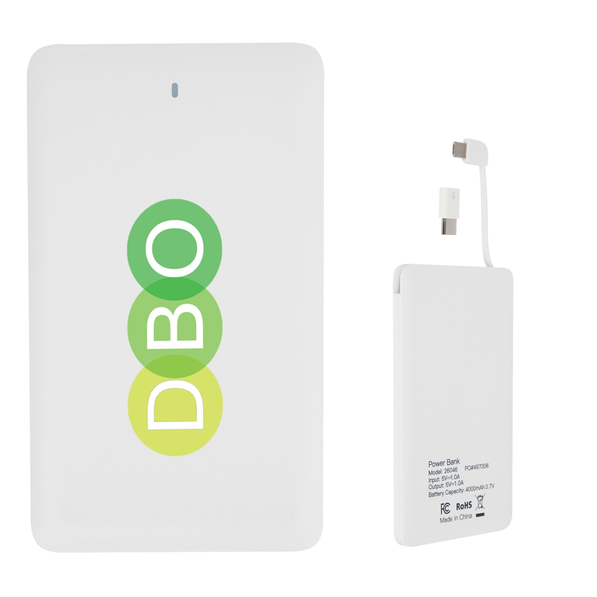 Slim 4000 MAH 3-In-1 Power Bank