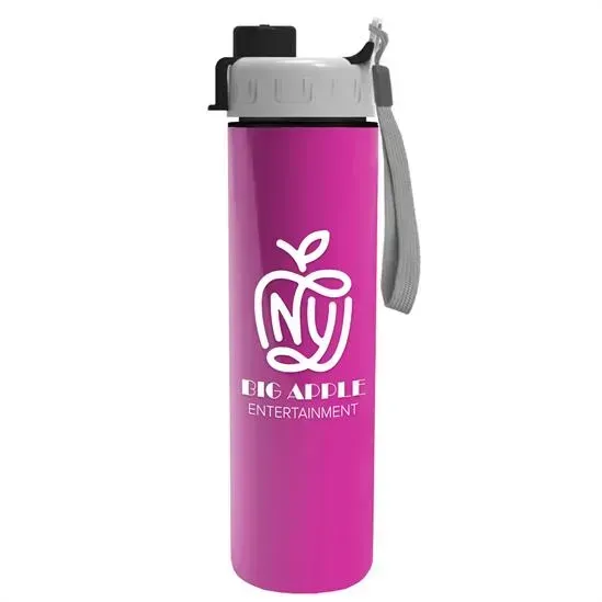 LogoBranded Insulated Tumbler (16 oz) - Slim Travel with Quick Snap Lid