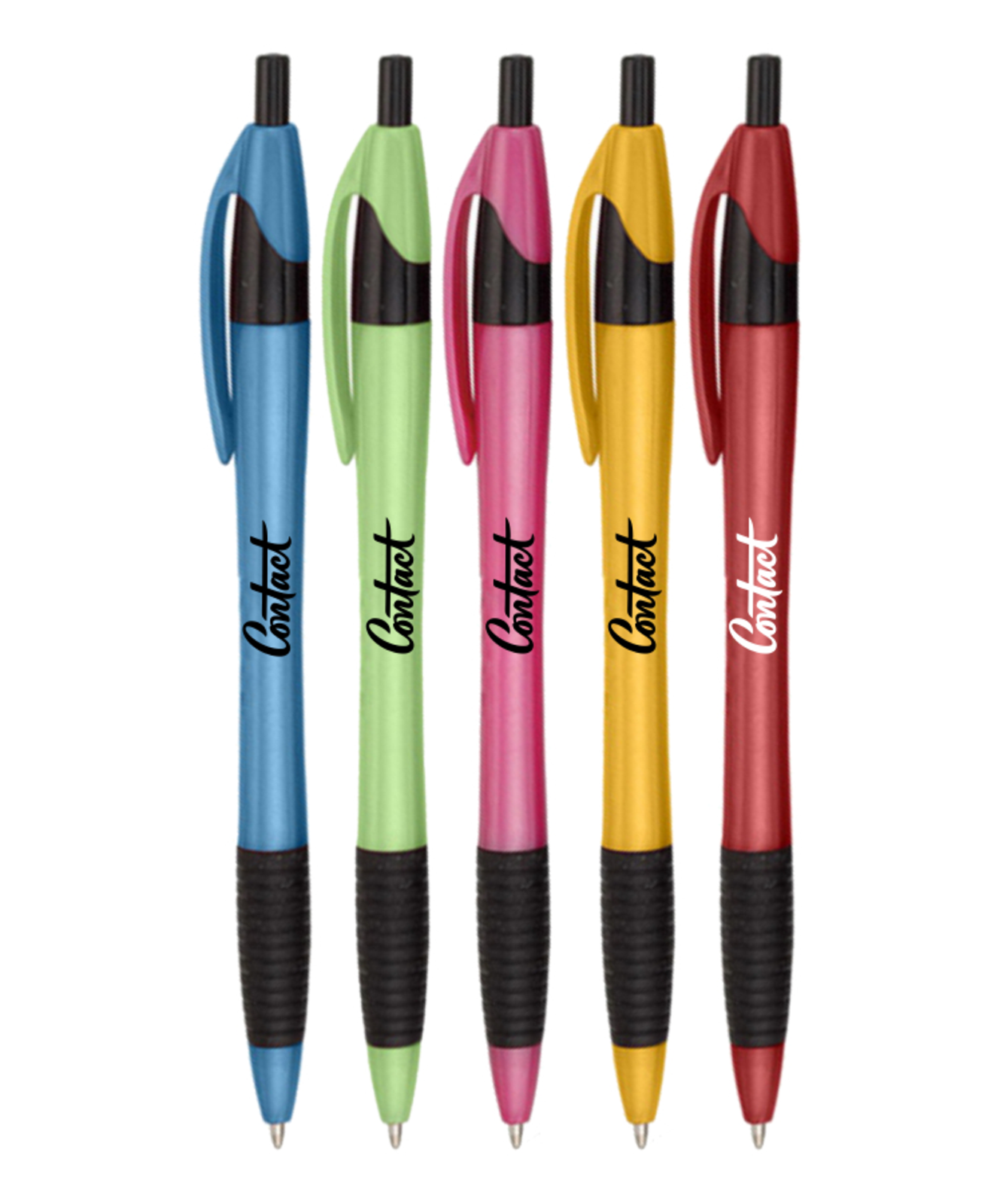 Slims Shiny Grip Click Pen