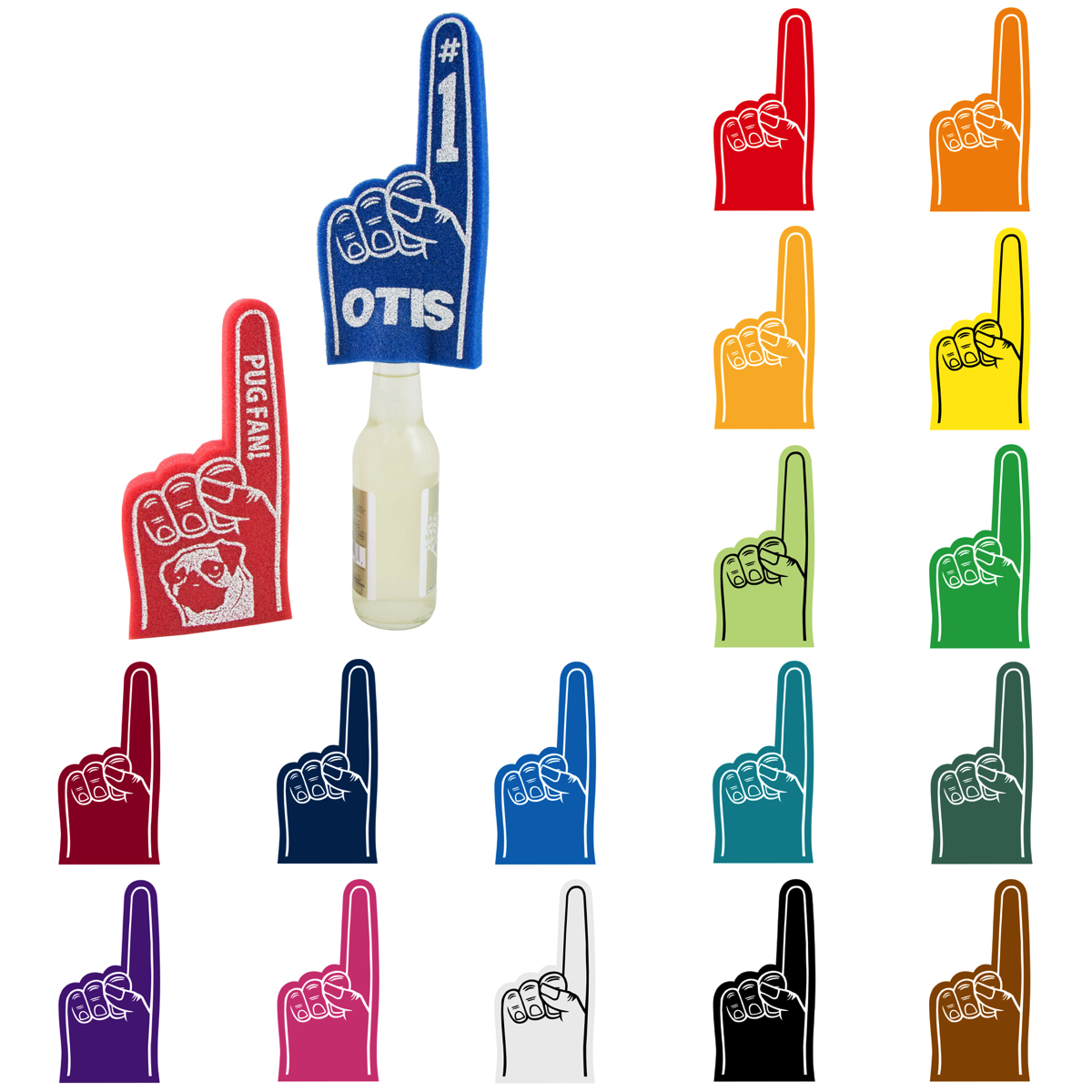 Small #1 Foam Finger/Hand 7.5" 