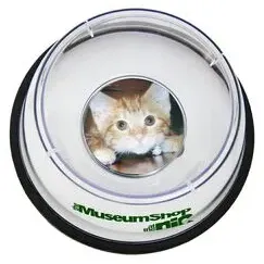 Small Pet Food Bowl with Photo Insert