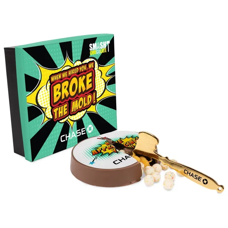 Smash Chocolate Cake w/ Birthday Cake Bites & Color Topper