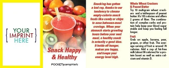 Snack Happy & Healthy Pocket Pamphlet