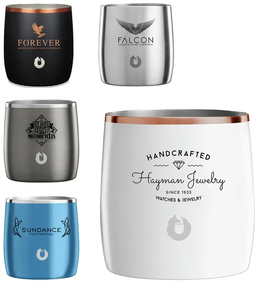 Logo Snowfox® 11 oz. Rocks Glass