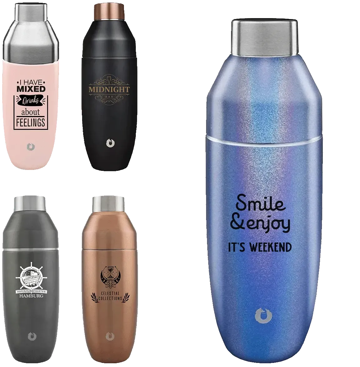 Snowfox® 24oz Insulated Stainless Steel Cocktail Shaker