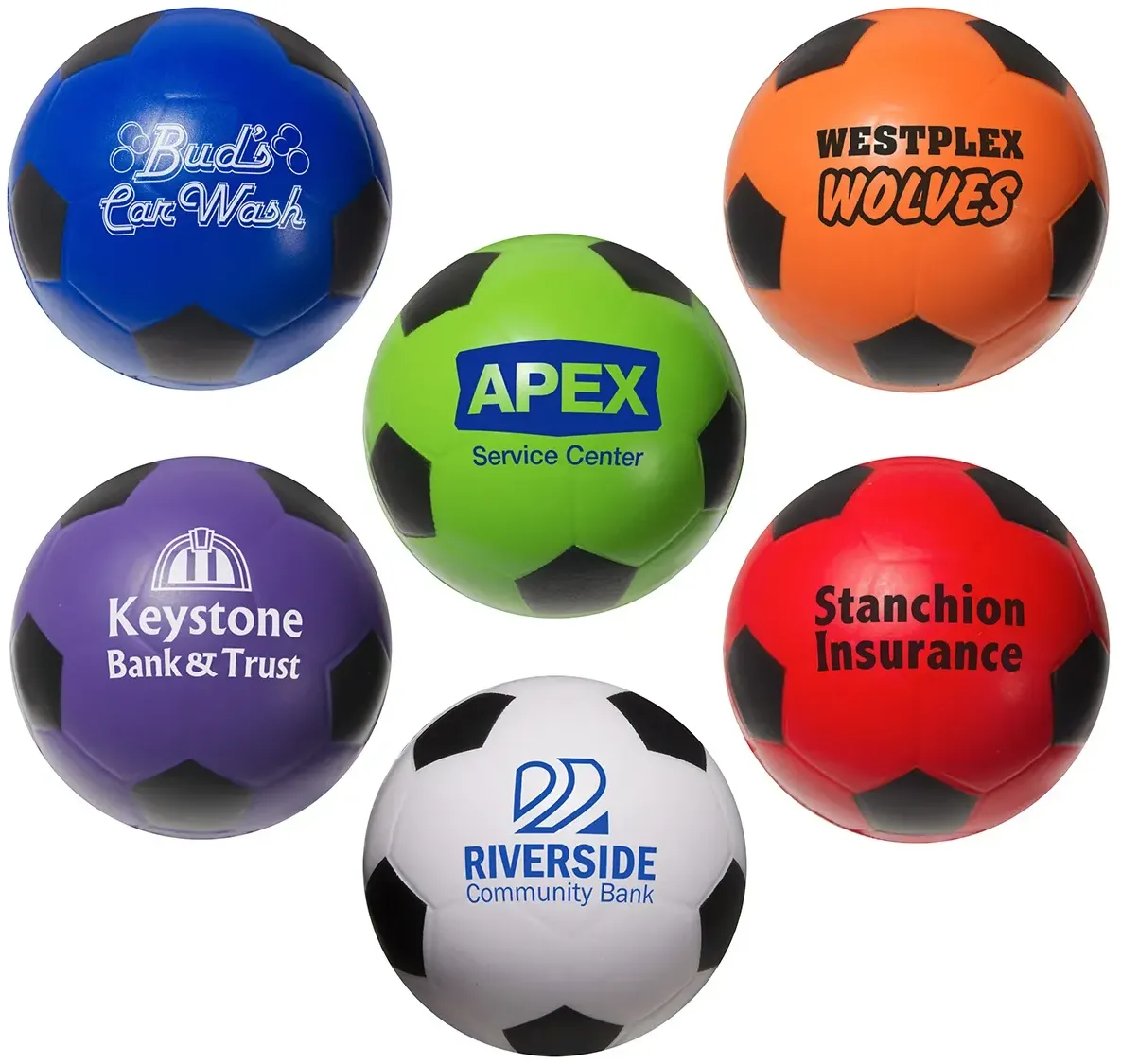 Custom Soccer Ball Stress Reliever