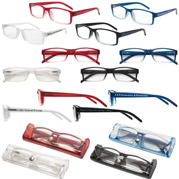 Soft Feel Reading Glasses w/Matching Case