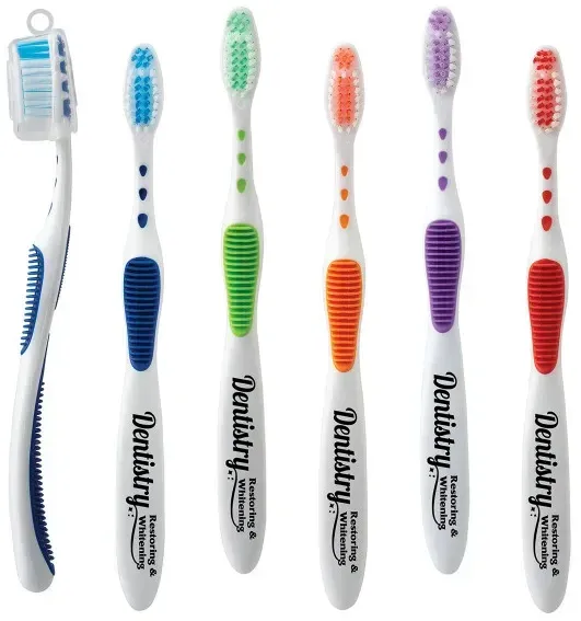 Promotional Soft Grip Toothbrush w/Cap