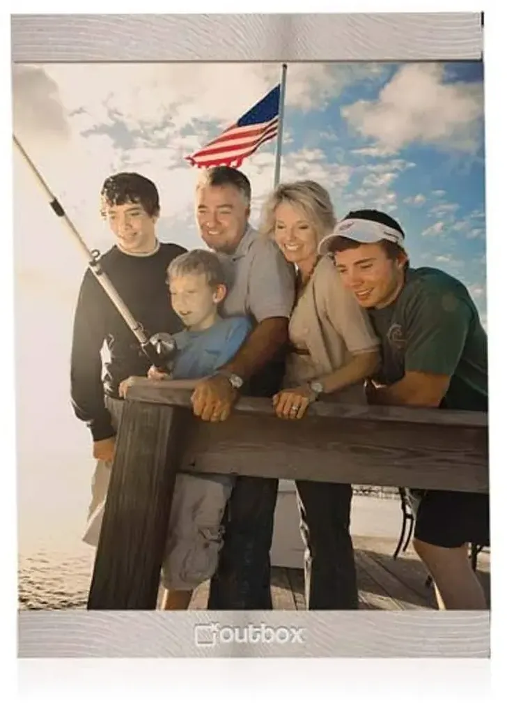 Sophisticated Custom Silver Metal Photo Frame