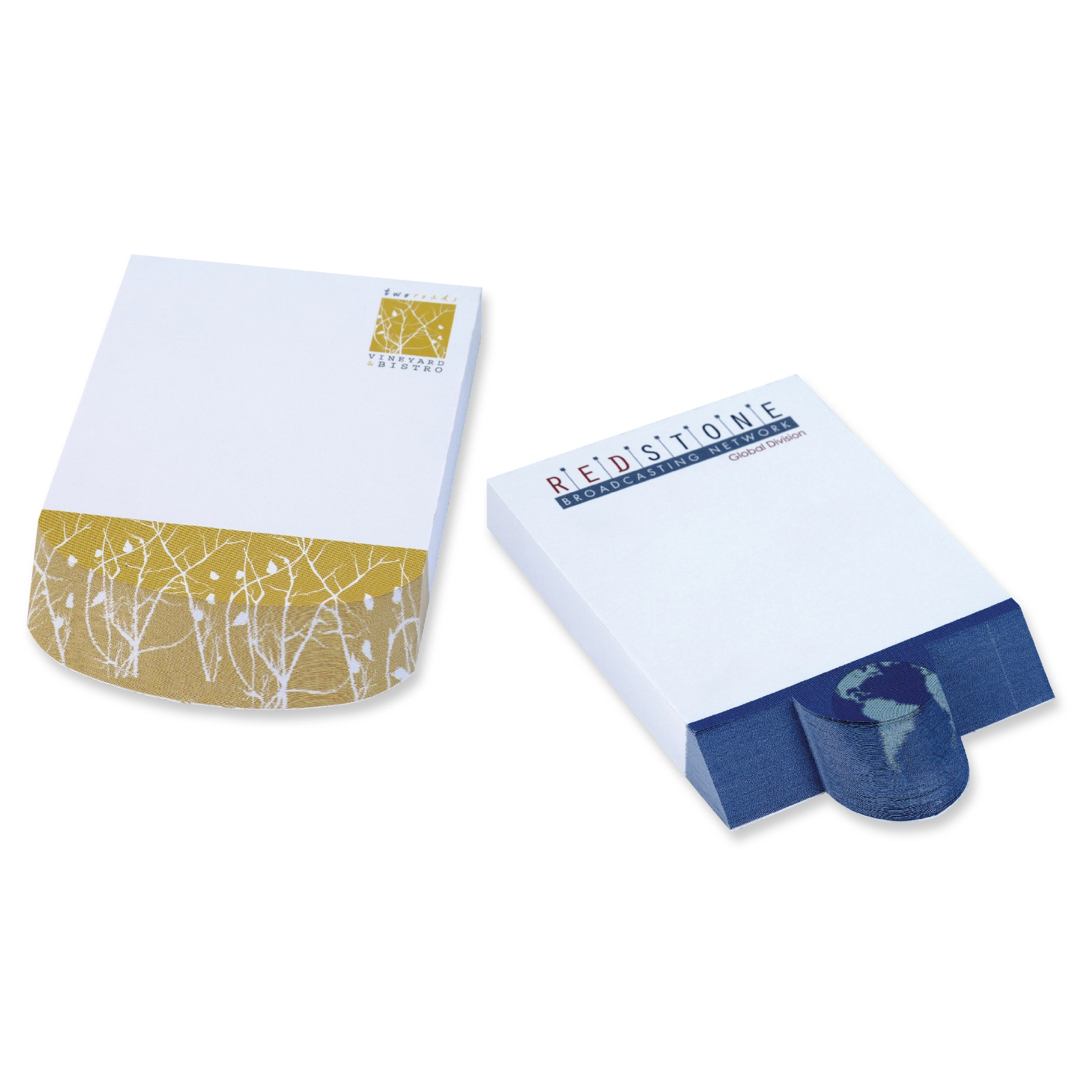 Custom Souvenir® Sticky Note™ 4" x 6" Beveled Pad