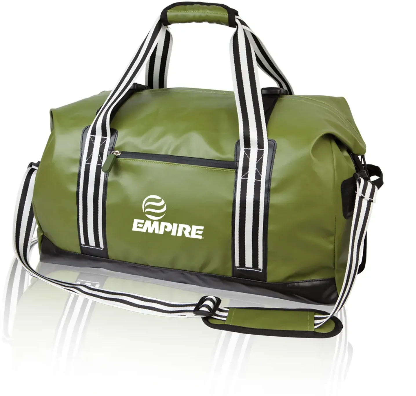 Water-Resistant Custom Branded Duffel Bag - Durable 600D Polyester, Ultra Zip Protection