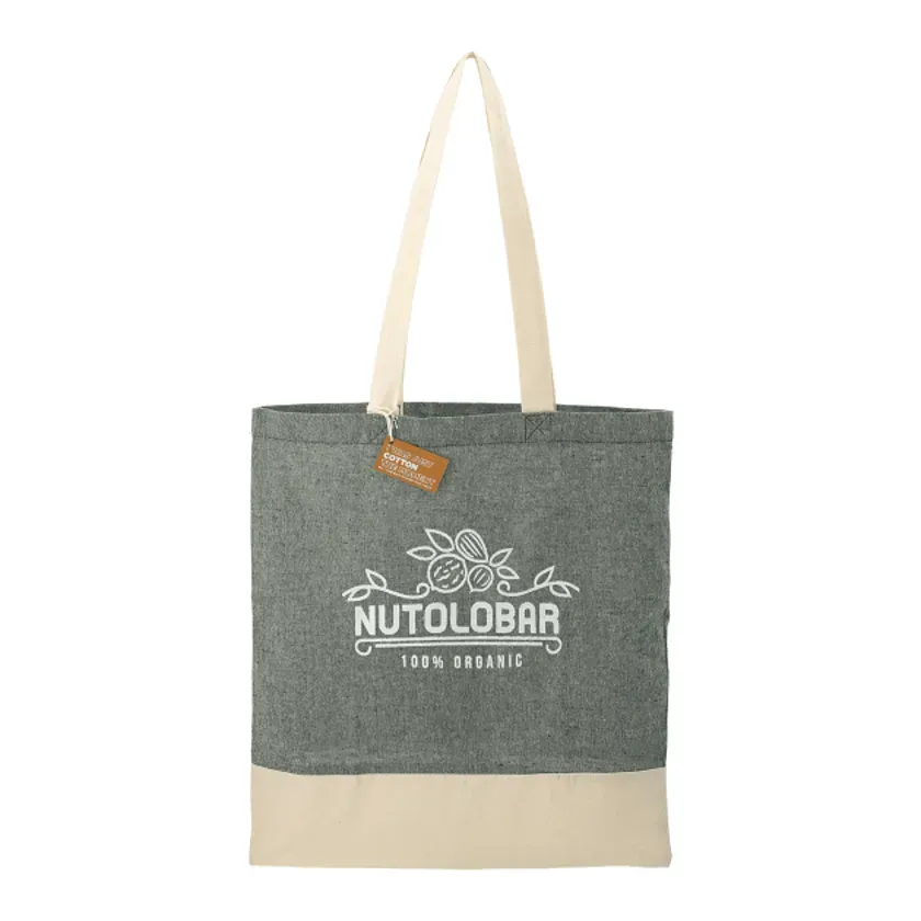 Custom Recycled Cotton Twill Convention Tote - 5oz