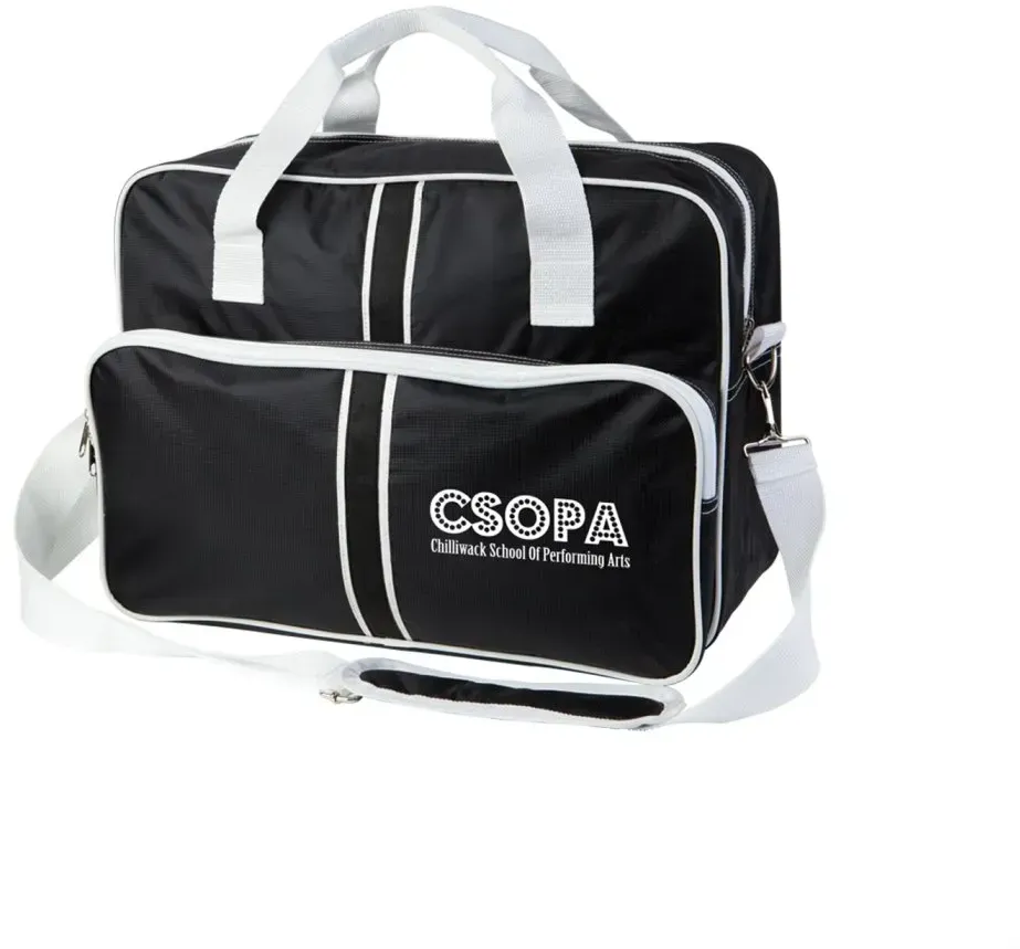 Sporty 420D Jacquard Custom Travel Bag with Padded Strap