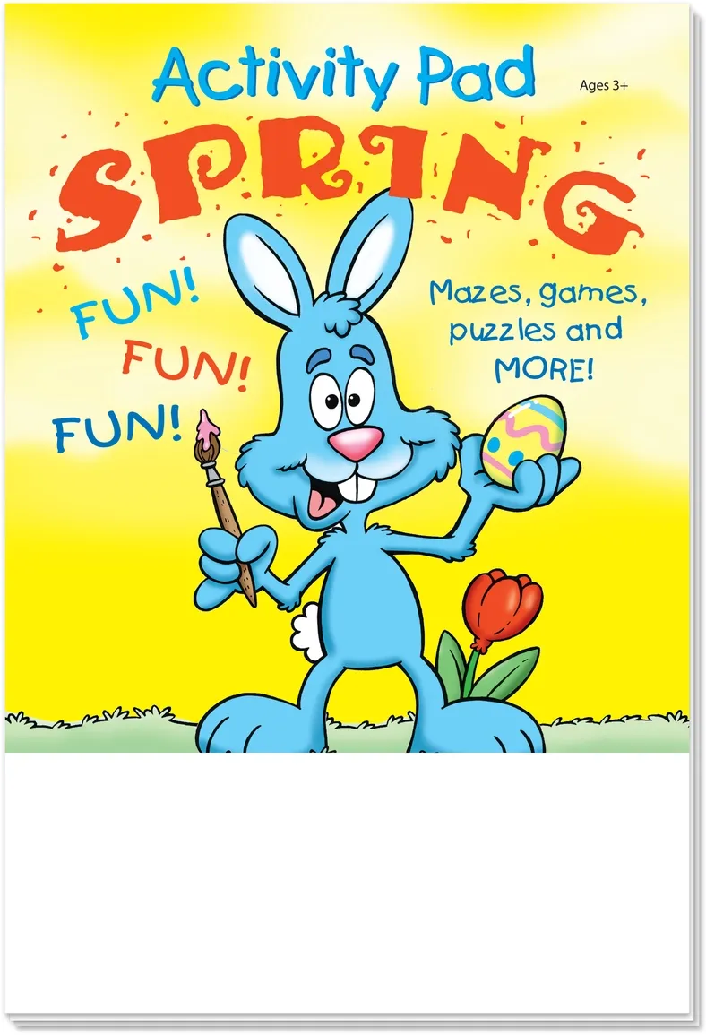 Imprinted Spring Activity Pad