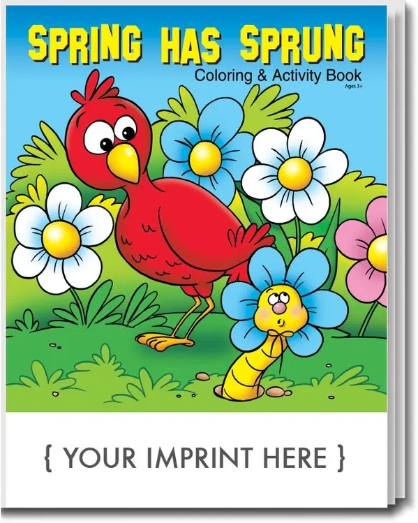 Spring Has Sprung Coloring Book