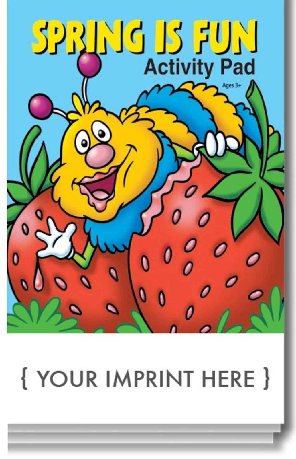 Spring is Fun Kids Activity Pad - Birds, Flowers & Outdoor Joy