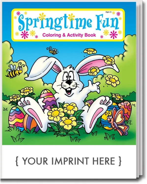 Springtime Fun Coloring Book