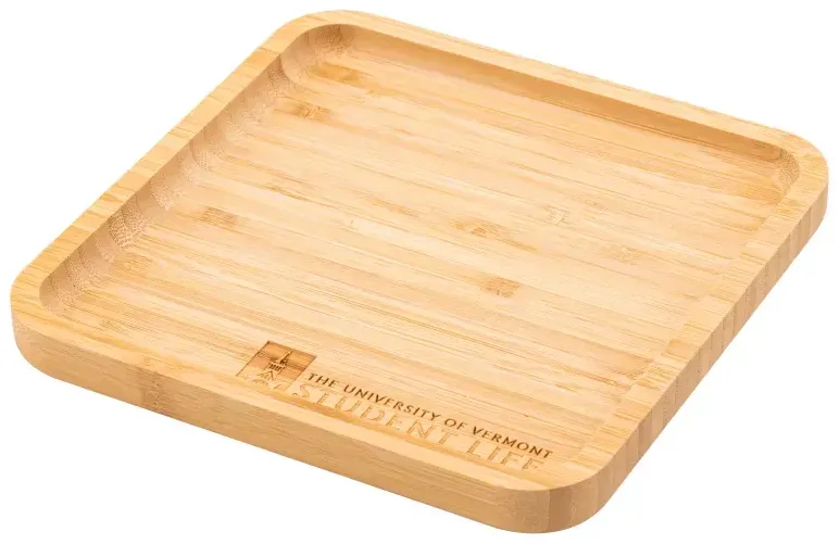 Custom Branded Square Bamboo Serving Tray