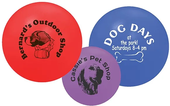 Squeaky Dog Toy Ball (3")