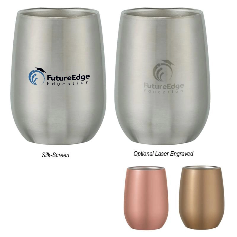 Stainless Steel Stemless Wine Glass