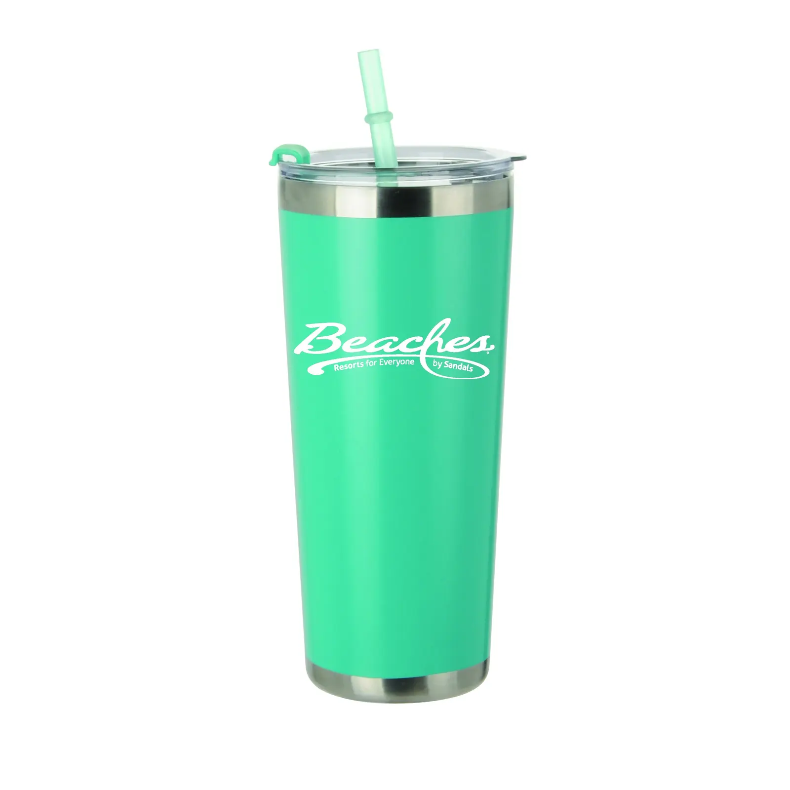 Stainless Steel Tumbler with Straw - 20 oz