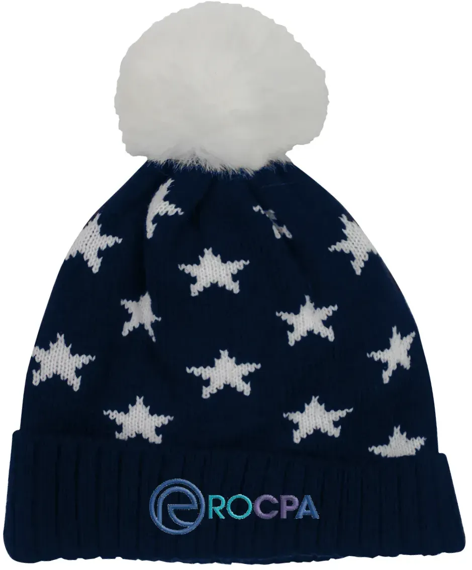 Custom Star Pom Beanie