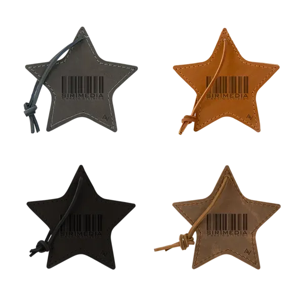 Stella Leather Star Ornament