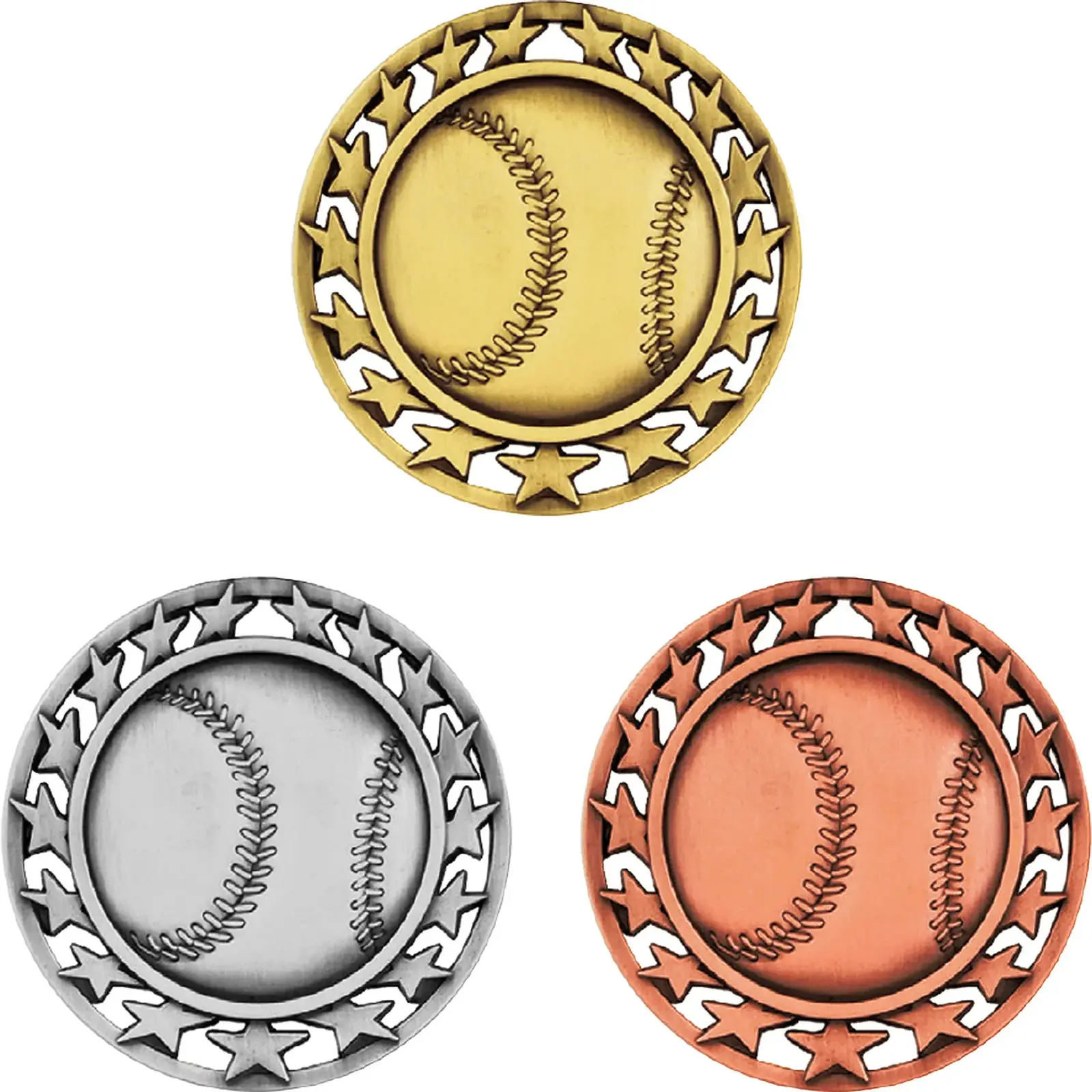 Stock Star Sports Medals: Baseball