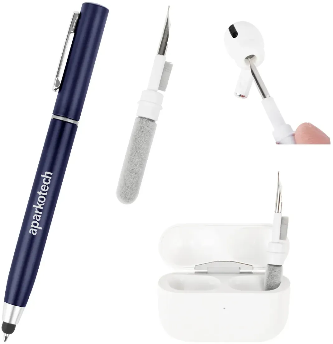 Stylus Pen With Earbud Cleaning Kit