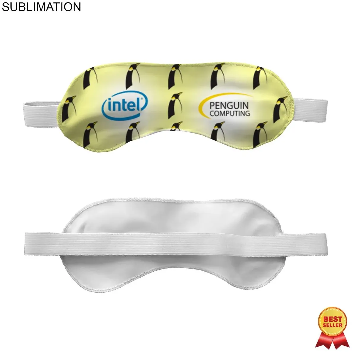 Imprinted Sublimated Silken Eye Mask 