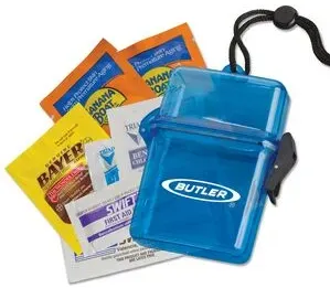 Sun Protection Outdoors Kit in a Plastic Container