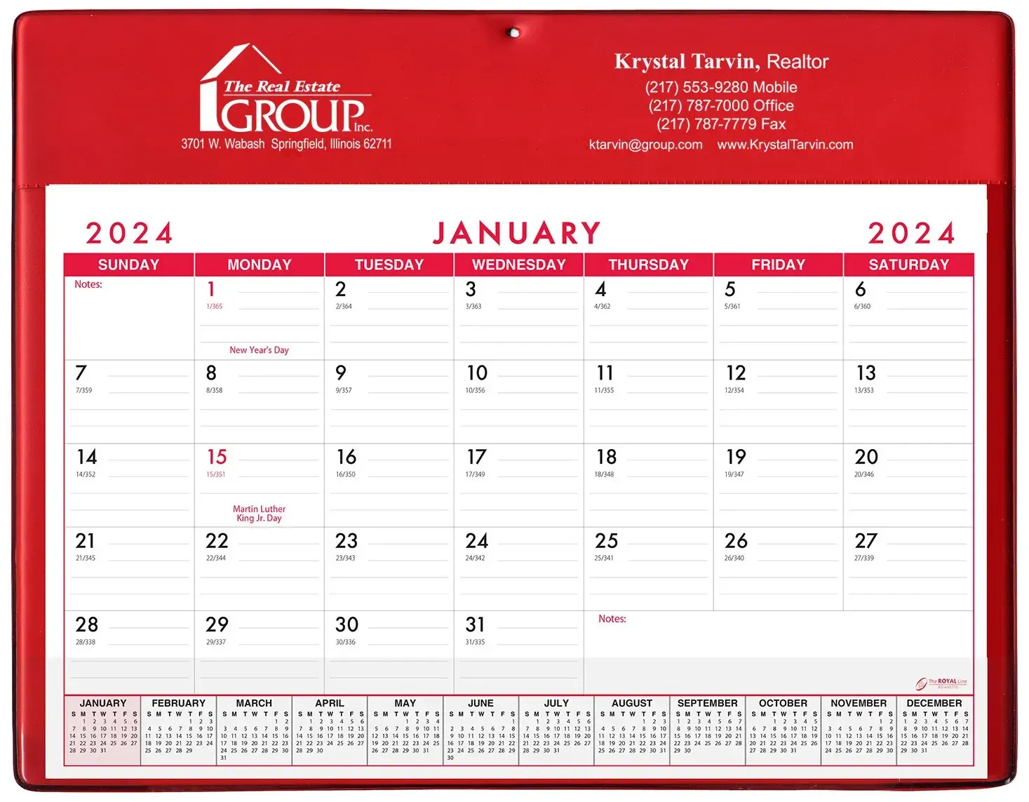 Branded Custom Calendar Pad