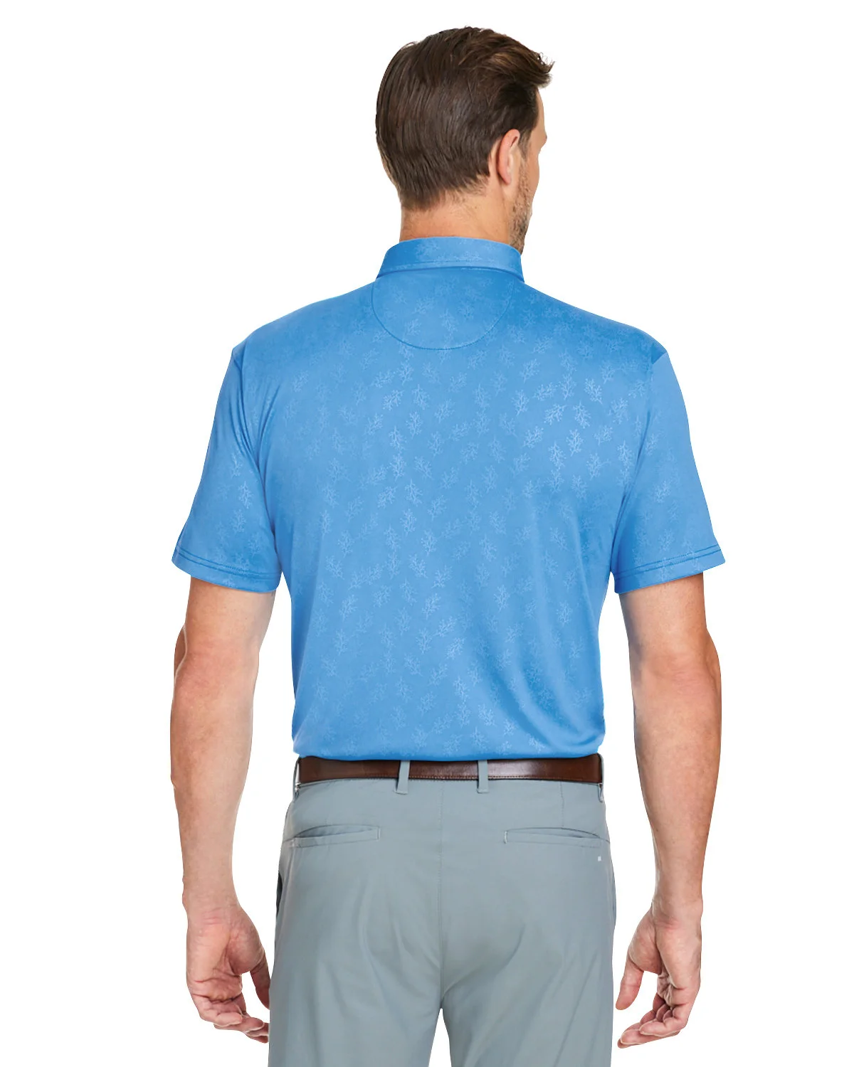 Swannies Golf Men's Barrett Embossed Polo