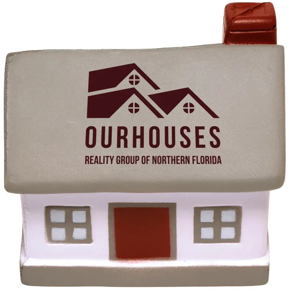 Custom Logo House Stress Ball