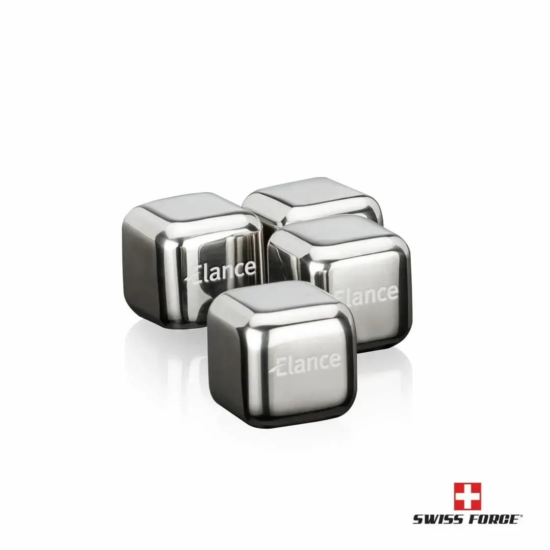 Premium Stainless Steel Custom Ice Cubes Set