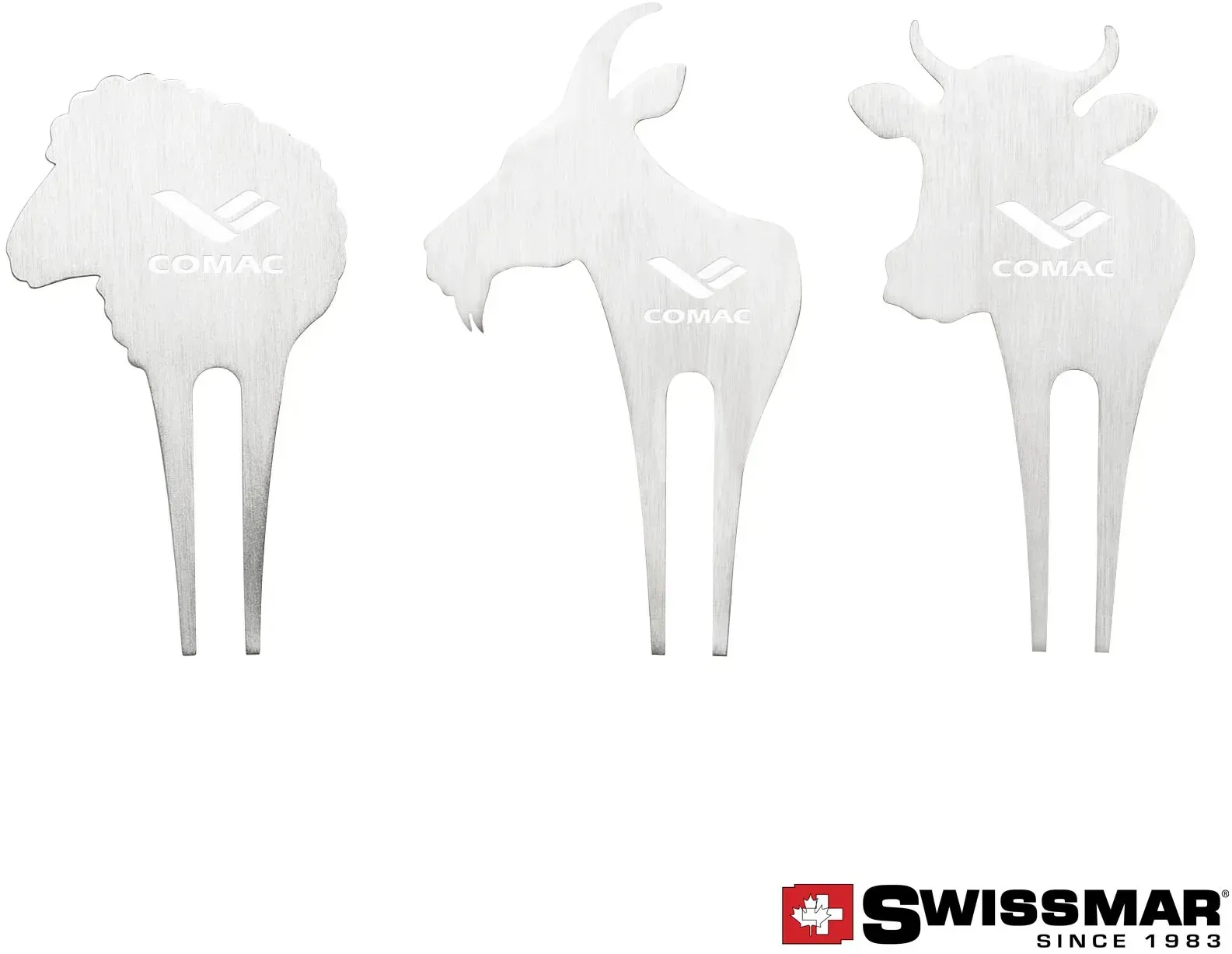 Stainless Steel Cheese Pick Set - Swissmar - Variety Labels