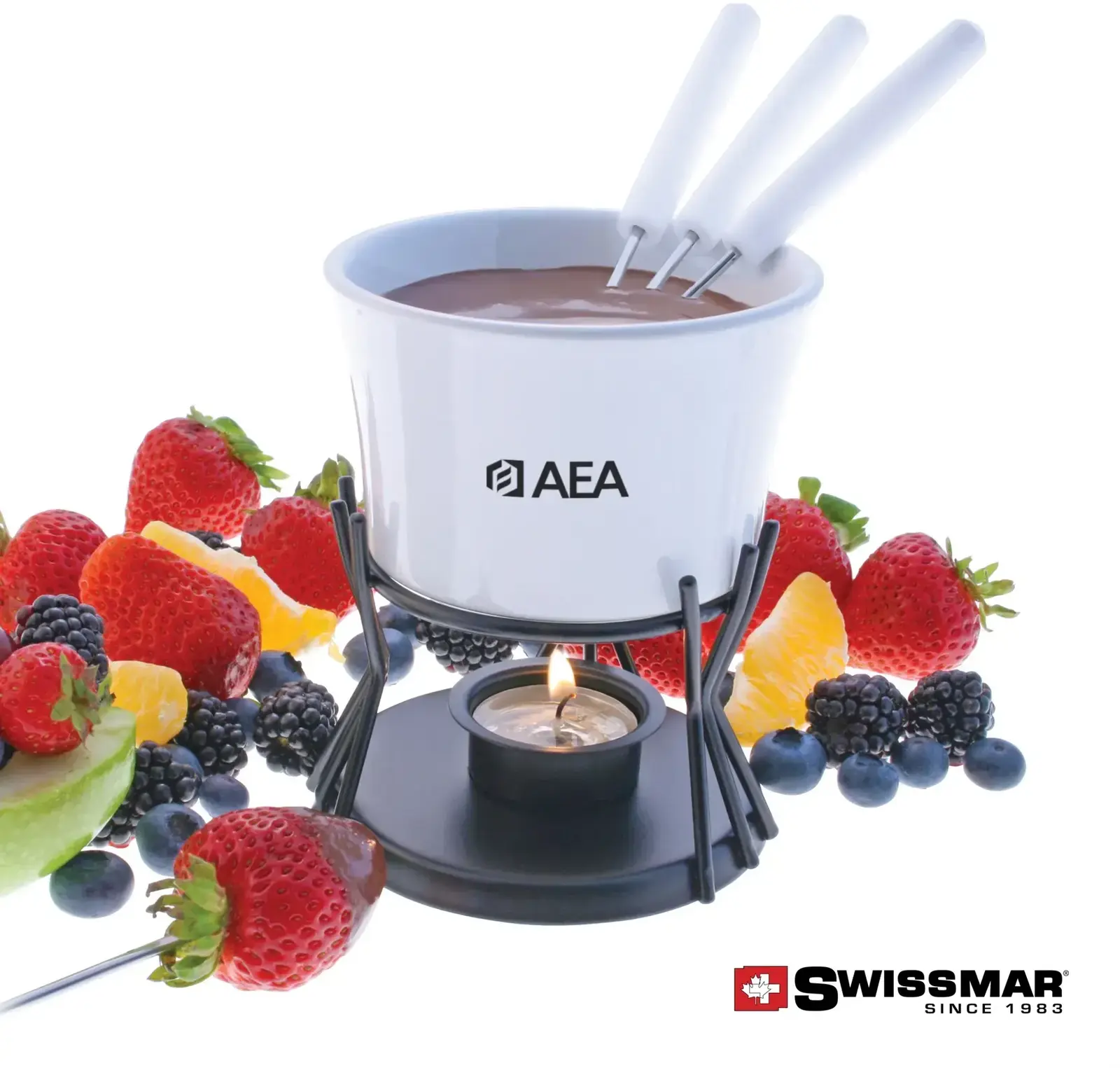 Swissmar® Kindle 7pc Chocolate Fondue Set for Fun-Filled Parties