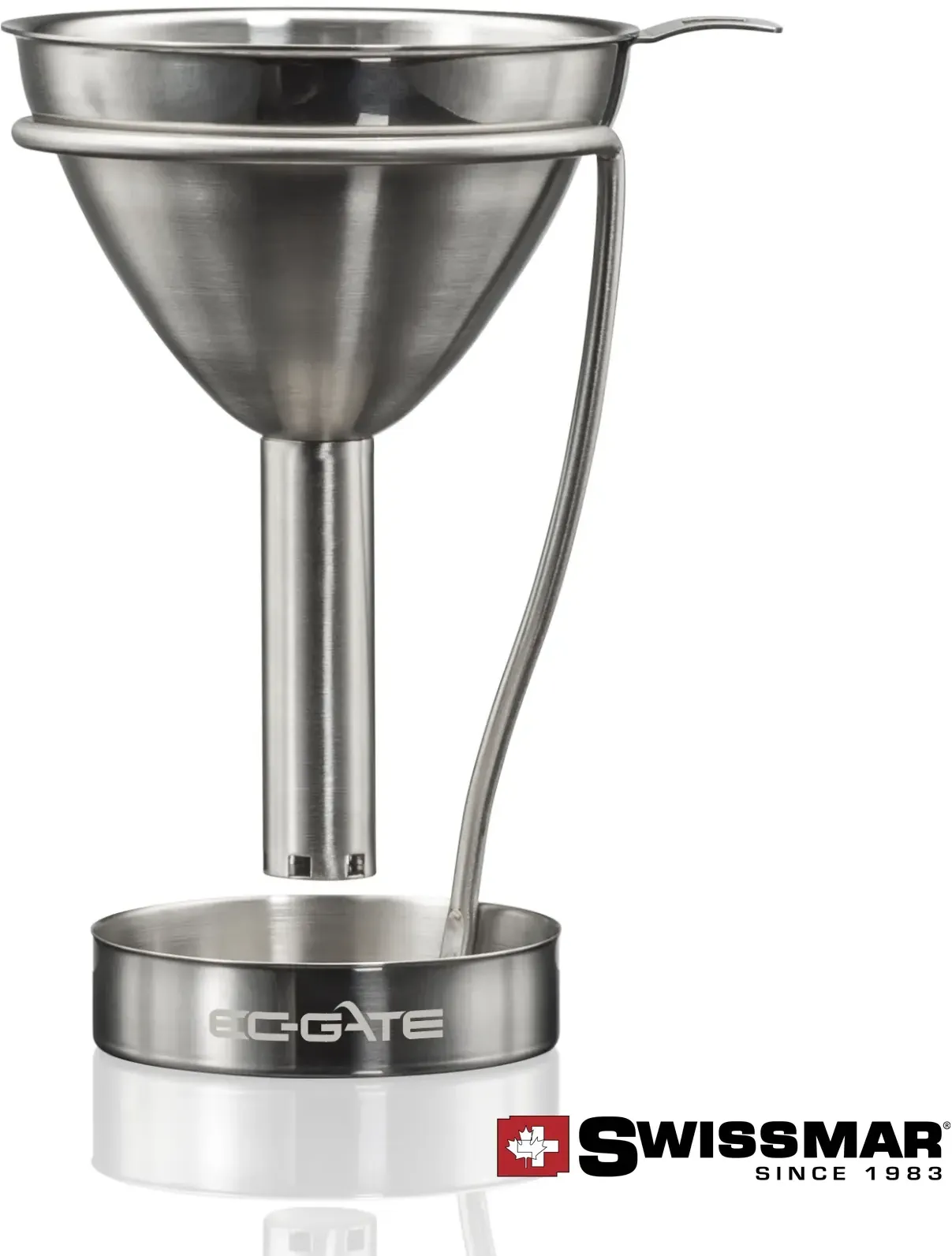 Premium Wine Aerating Stainless Steel Funnel & Stand