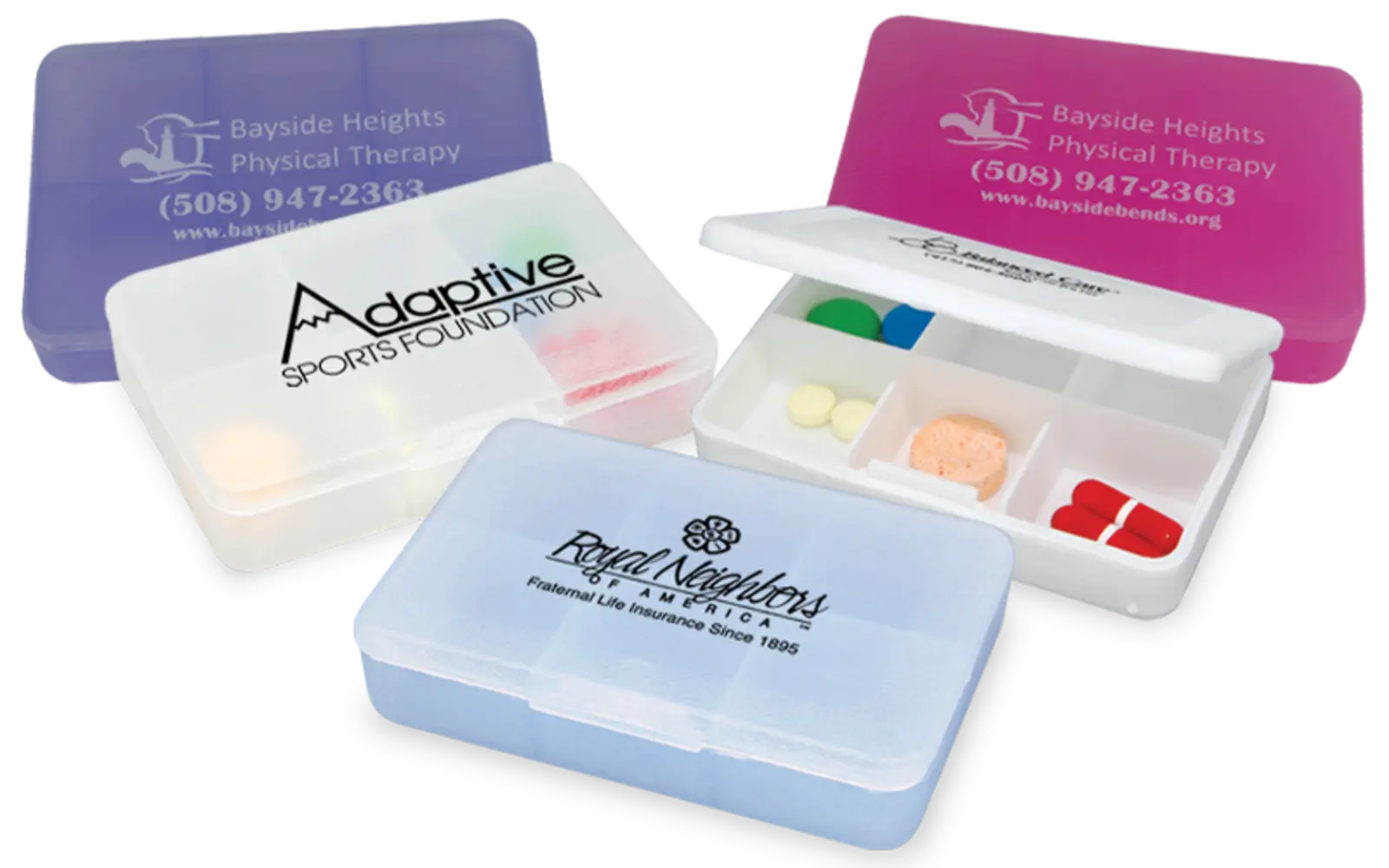 Tablet Tote Pill Box