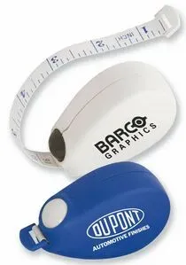 Teardrop Tape Measure with Release Button (5')