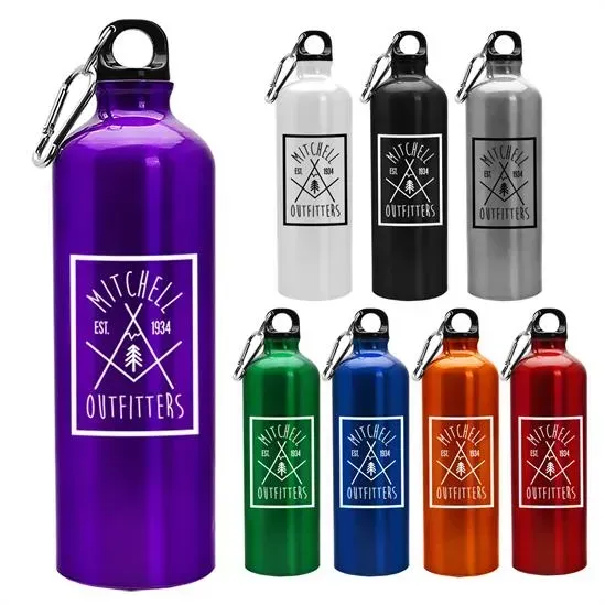 Custom Logo Aluminum Sports Bottle - 25 oz.