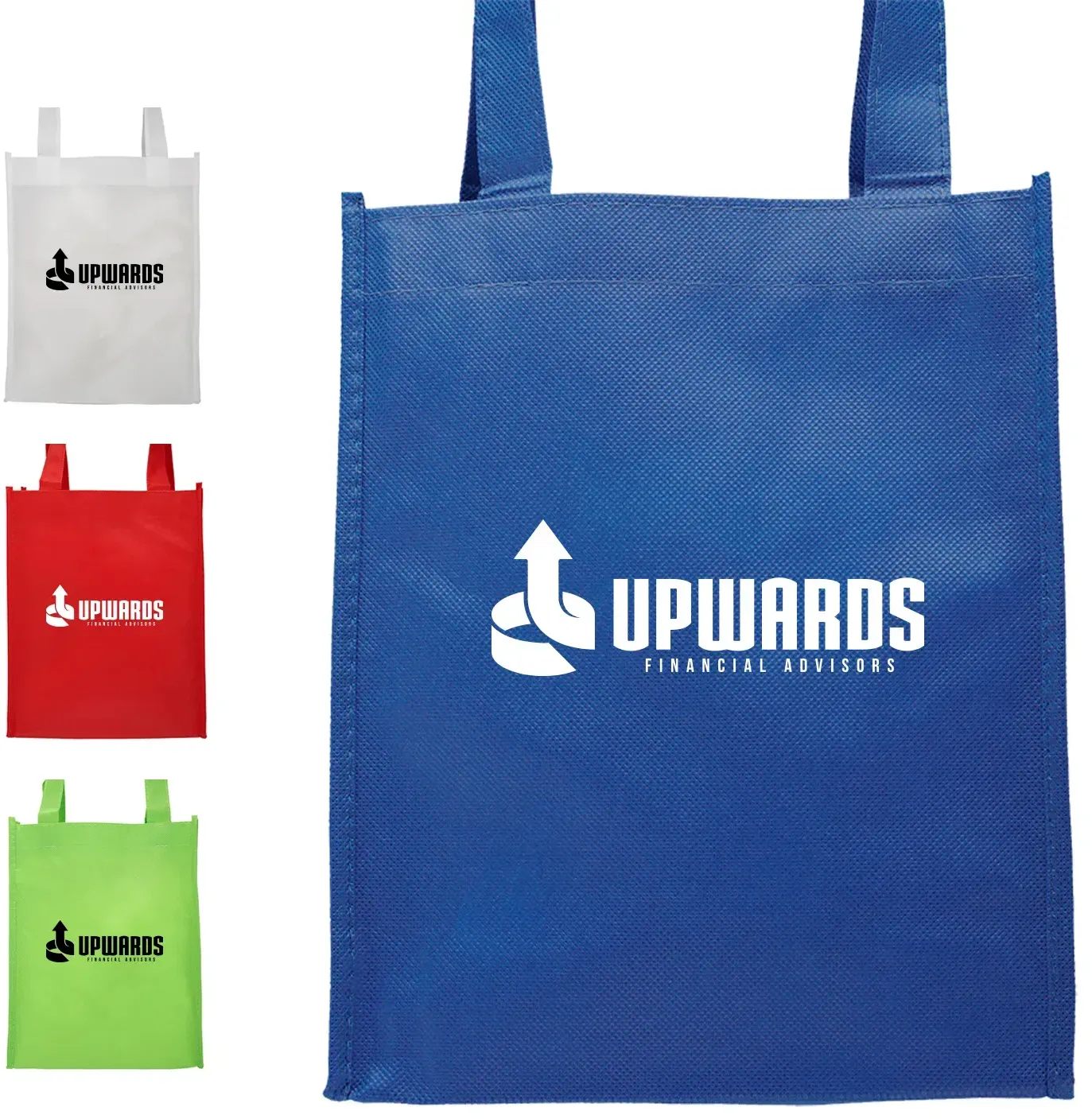 Custom Goodie Non-Woven Gift Bags with 1 Color Imprint