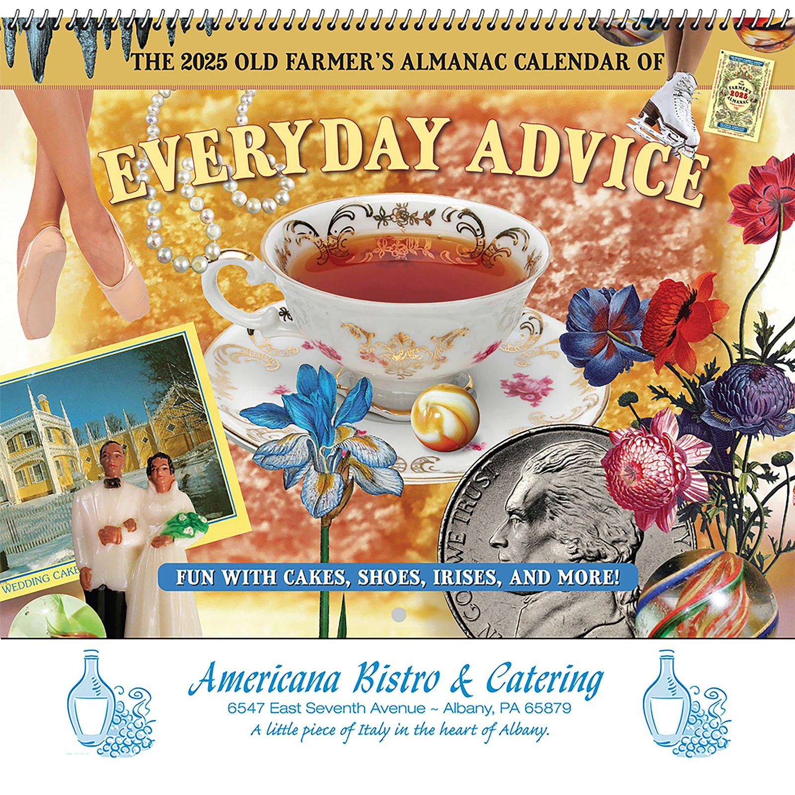 The Old Farmer's Almanac® Everyday Advice: 2025 Spiral Bound